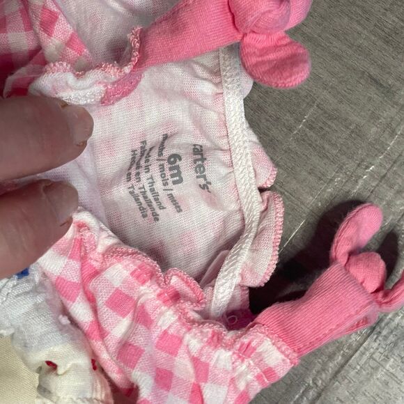 3/6 months baby girl romper and dress bundle spring summer outfits - Picture 5 of 7